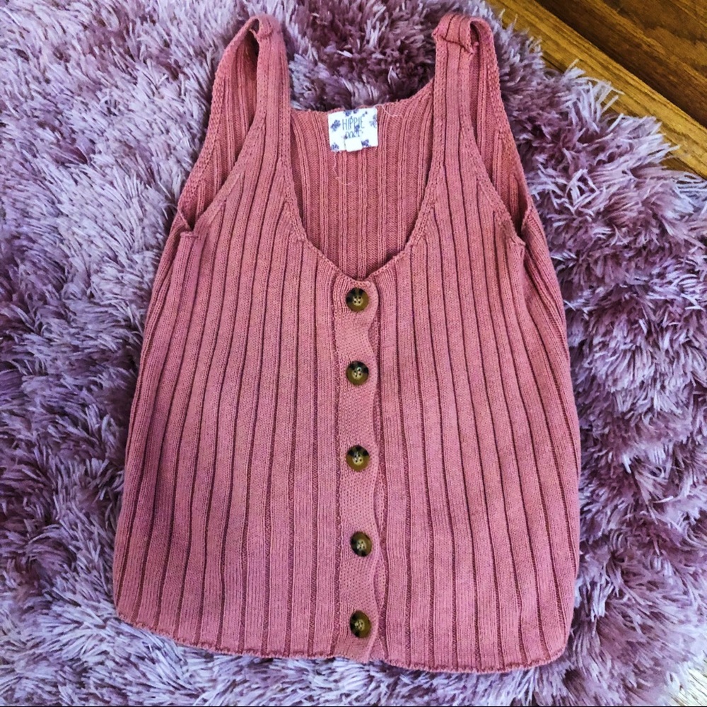 Ribbed tank top
